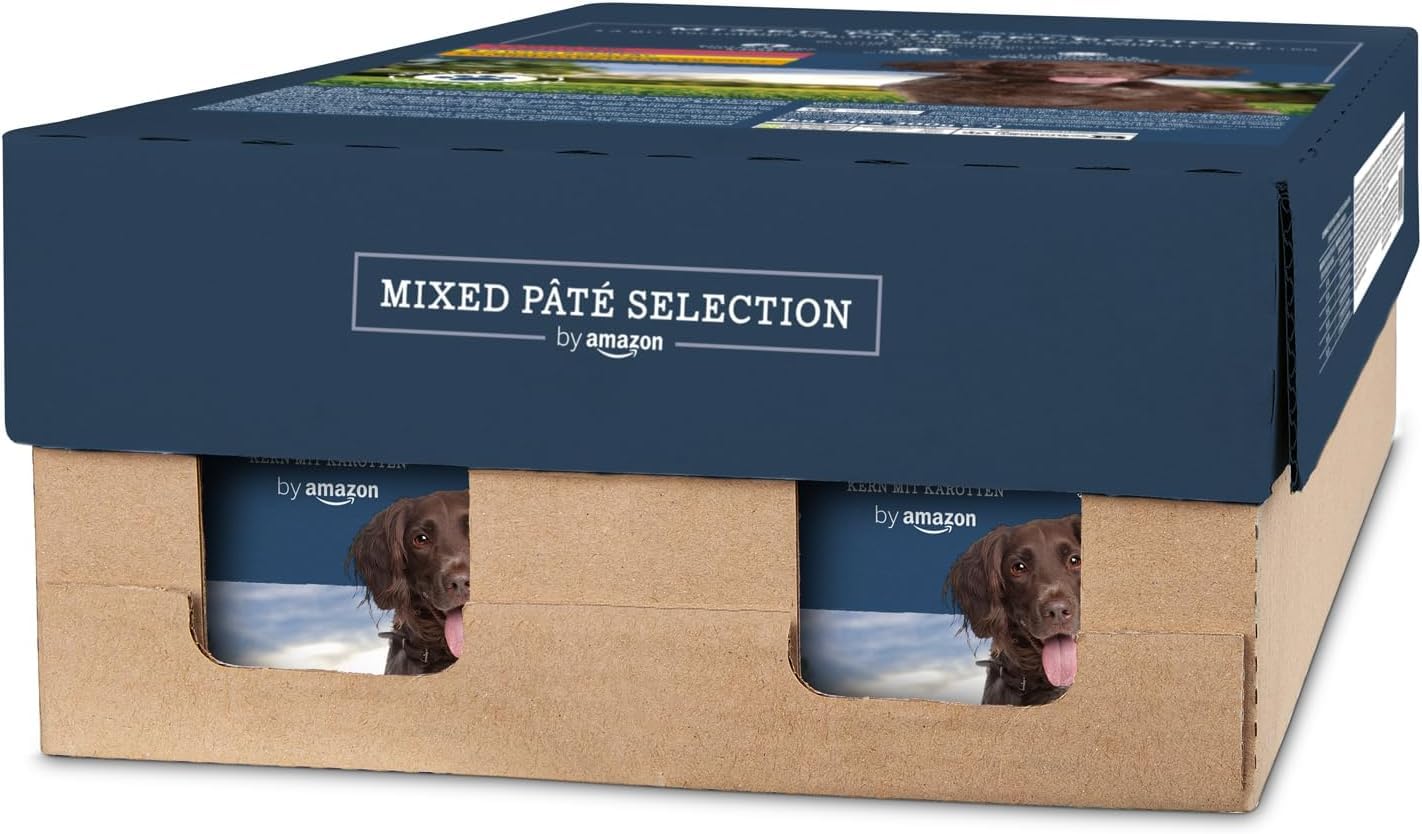 Lot de 20 paquets de nourriture pour chien, mélange de pâtées
